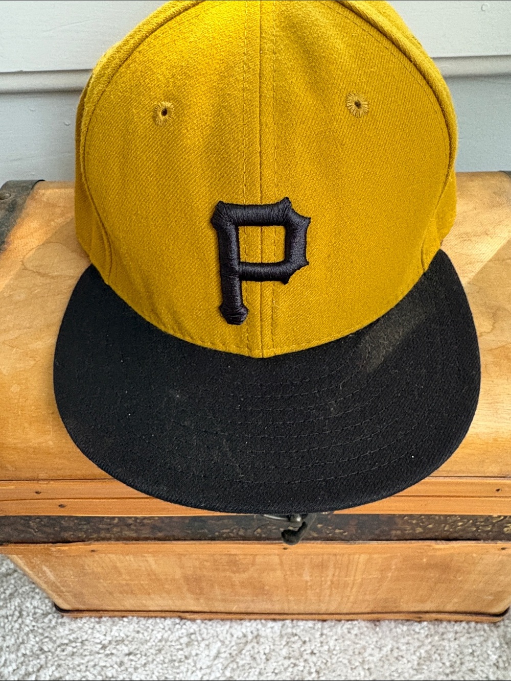 Pittsburgh Pirates Gold Black New Era 59Fifty 7 3/8 Fitted Hat